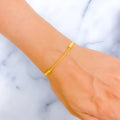 Classic Shimmering 22K Gold Bracelet