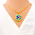 Everlasting Flawless 21k Gold Allah Pendant