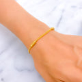 Classic Shimmering 22K Gold Bracelet