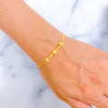 Bold Charming 22K Gold Bracelet