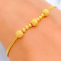 Bold Charming 22K Gold Bracelet