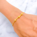 Bold Charming 22K Gold Bracelet