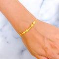 Precious Adorned 22K Gold Bracelet