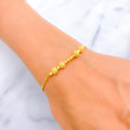 Precious Adorned 22K Gold Bracelet