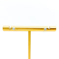 Petite Twinkling 18K Gold + Diamond Baby Earrings