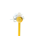 Petite Twinkling 18K Gold + Diamond Baby Earrings