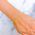 Rich Vibrant 22K Gold Bracelet