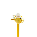 Edgy Sculptural 18K Gold + Diamond Baby Earrings