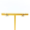 Special Symmetrical 18K Gold + Diamond Baby Earrings