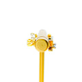 Special Symmetrical 18K Gold + Diamond Baby Earrings