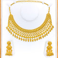 Grand Royal Netted 22k Gold Necklace Set