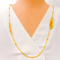 Everyday Graceful 21k Gold Interlinked Long Necklace 