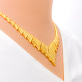 modern-mesh-22k-gold-necklace-set