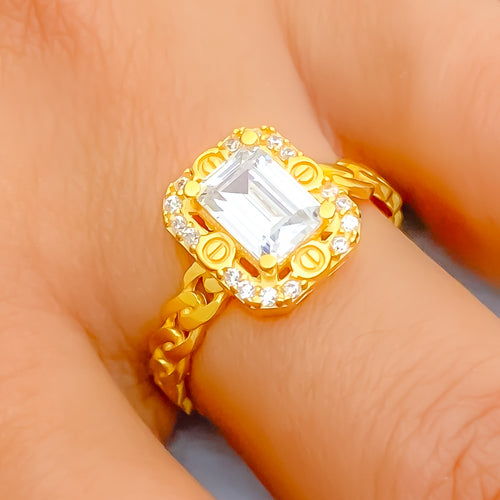 accented-shimmering-22k-gold-cz-ring-w-solitaire-stone