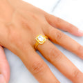 accented-shimmering-22k-gold-cz-ring-w-solitaire-stone