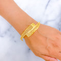 refined-charming-22k-gold-honeycomb-bangle-bracelet