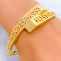 refined-charming-22k-gold-honeycomb-bangle-bracelet