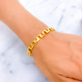 impressive-geometrical-22k-gold-sleek-bangle-bracelet