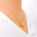 medium-single-clover-22k-gold-necklace-2-2