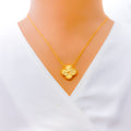 large-single-clover-22k-gold-necklace