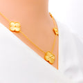 exclusive-five-clover-22k-gold-necklace