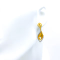 delightful-chic-22k-gold-cz-hanging-earrings