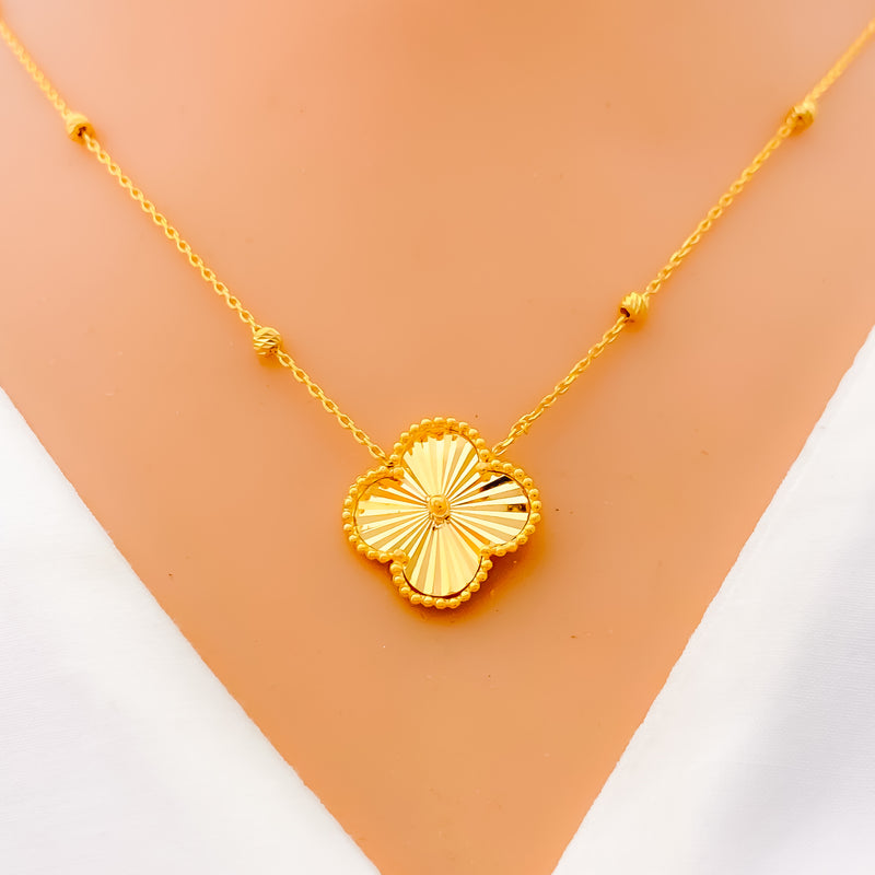 large-fancy-clover-22k-gold-necklace