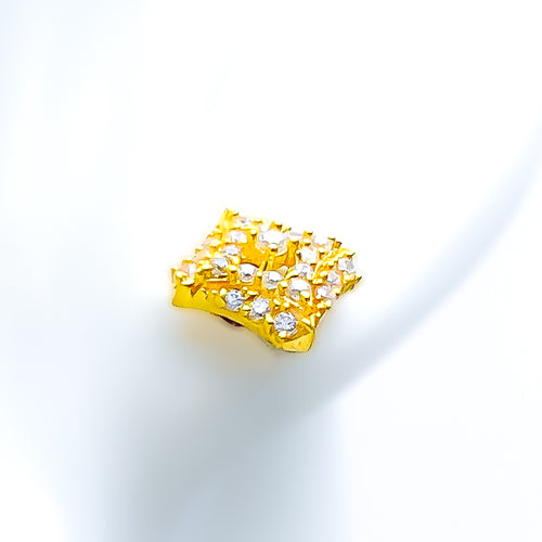 tasteful-sophisticated-22k-gold-cz-top-earrings