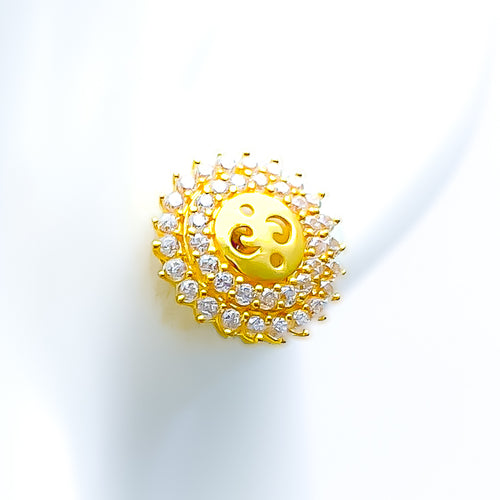 alluring-distinct-22k-gold-cz-top-earrings