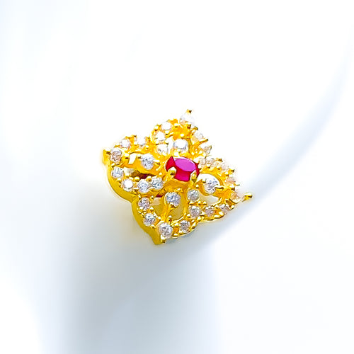 luminous-stately-22k-gold-cz-top-earrings