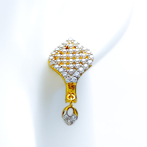 dazzling-rich-22k-gold-cz-hanging-earrings