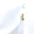 refined-attractive-22k-gold-cz-hanging-earrings