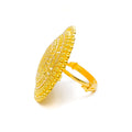 Captivating Netted Dome 22k Gold Statement Ring 