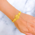 Charming Elevated 22k Gold Bracelet