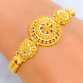 Charming Elevated 22k Gold Bracelet