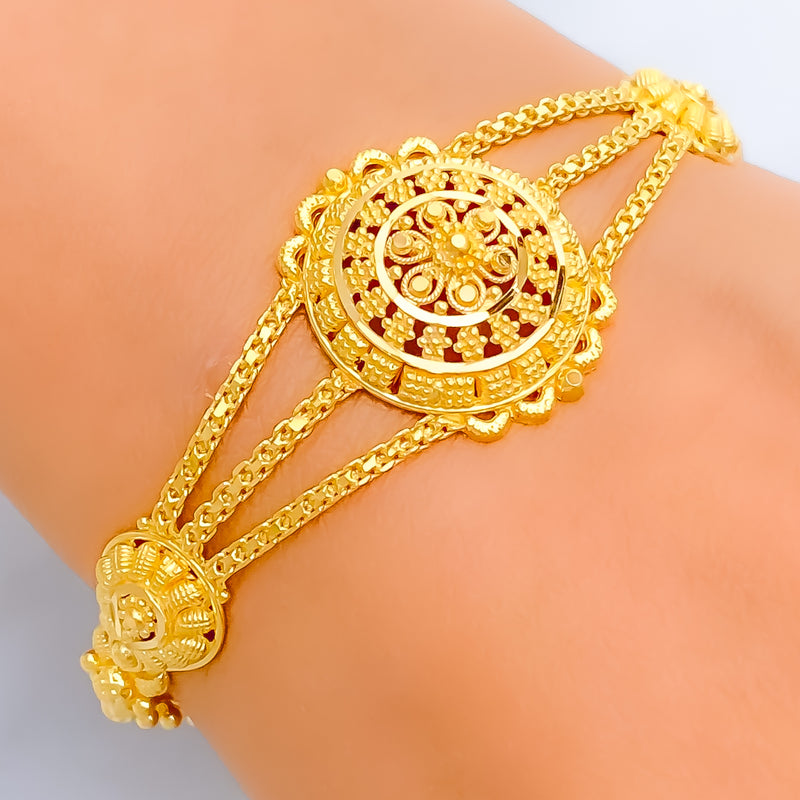 Bold Elegant 22k Gold Bracelet