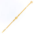 Timeless Bright Oval 21k Gold Bracelet 