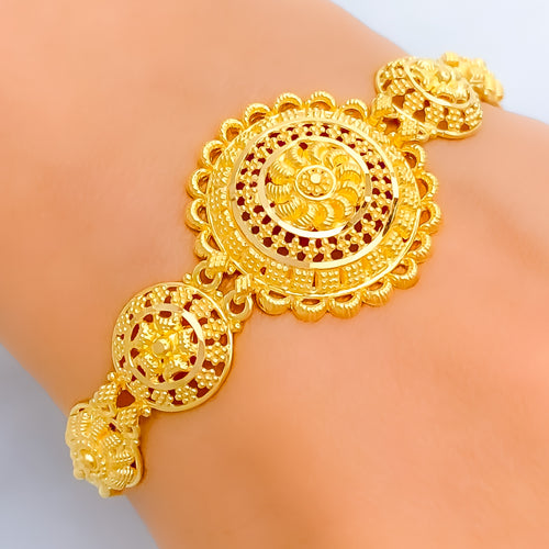 Rich Vibrant 22k Gold Bracelet