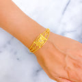 Precious Embellished 22k Gold Bracelet