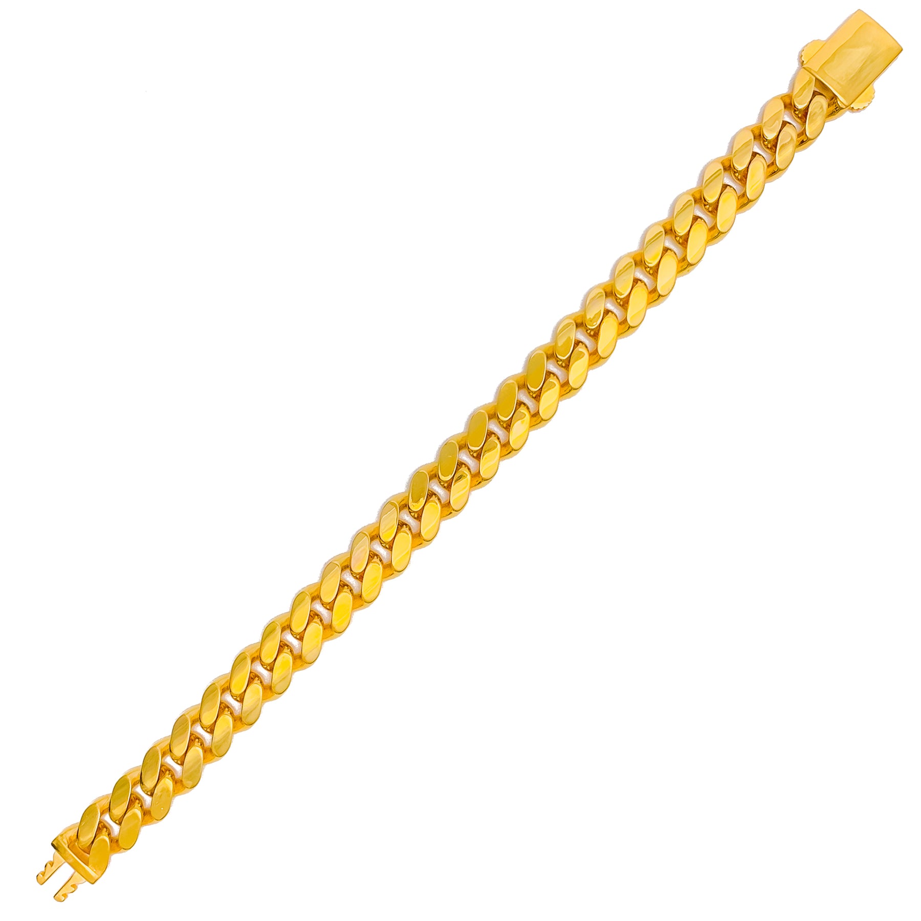 CZ stone One gram gold Bangle Bracelet - Design 20 – Simpliful Jewelry