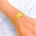 Precious Embellished 22k Gold Bracelet