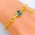 Lovely Bold Charm 21k Bracelet