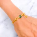 Lovely Bold Charm 21k Bracelet