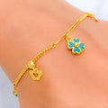 Exquisite 21k Charm Bracelet