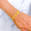 Elegant Detailed 22k Gold Bracelet