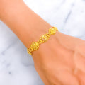 Elegant Detailed 22k Gold Bracelet