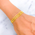 Sleek Iconic 22k Gold Bracelet