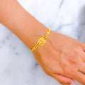 Magnificent Elevated 22k Gold Bracelet