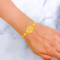 Charming Bold 22k Gold Bracelet