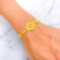 Charming Bold 22k Gold Bracelet